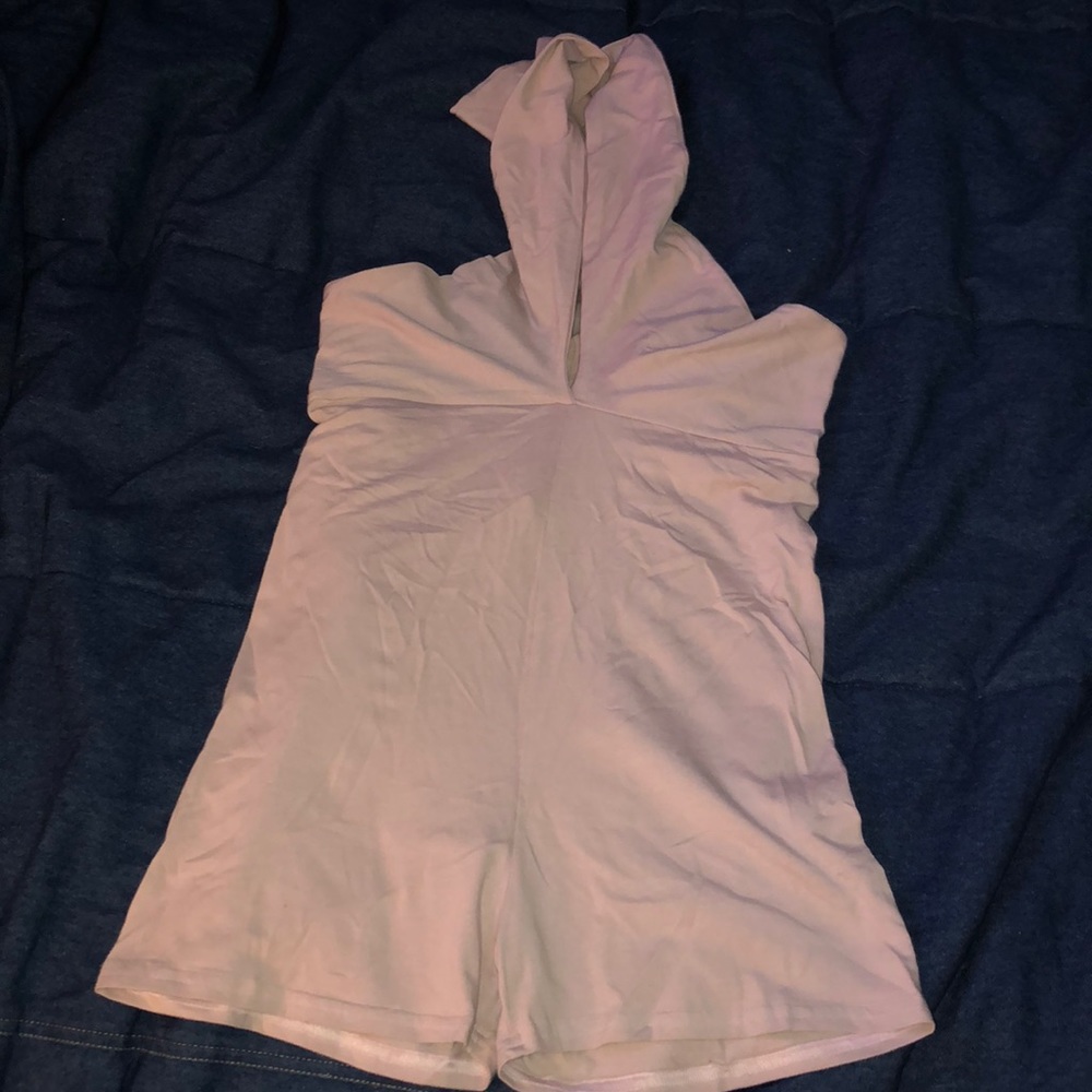 American Apparel (Mauve) Spandex Bandeau Bodysuit